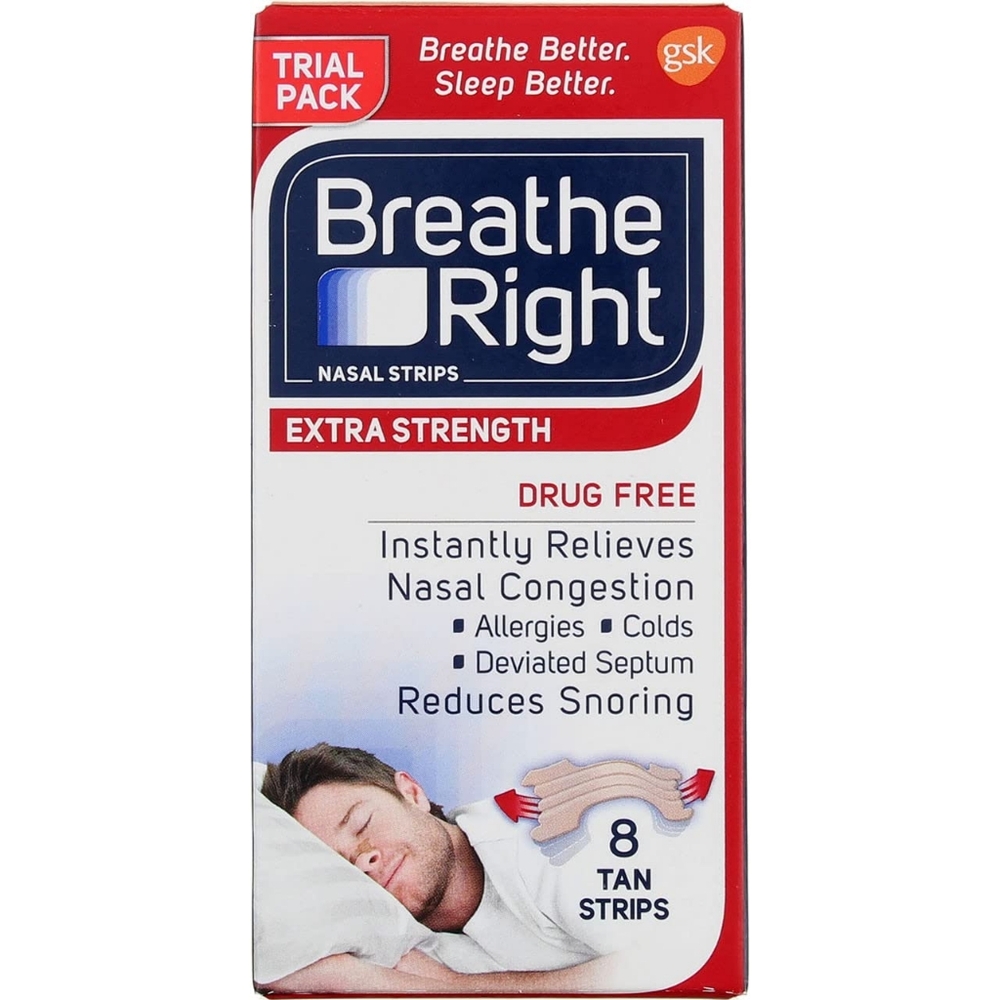 🍒 5/$20 new Breathe Right Extra Strength Nasal Strips Relieves Nasal Congestion